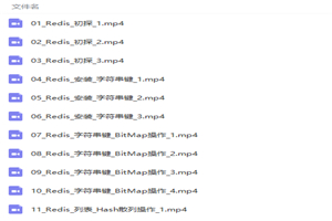Redis零基础入门视频教程 - 零度风格-零度风格