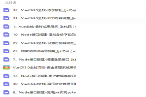 VueCli3.0全栈项目-资金管理系统带权限(node/element/vue)视频教程 - 零度风格-零度风格
