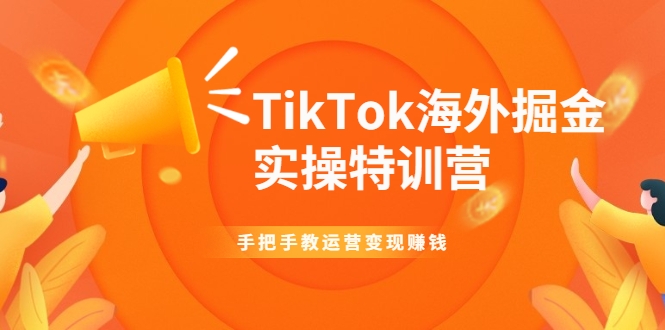 TikTok海外掘金实操特训营：手把手教运营变现赚钱 - 零度风格-零度风格