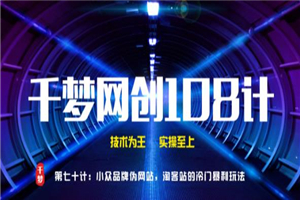 千梦网创108计第70计：小众品牌伪官网，淘客站的冷门暴利玩法 - 零度风格-零度风格