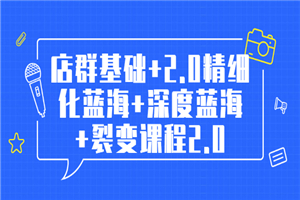 孤狼电商店群全套教程：店群基础+2.0精细化蓝海+深度蓝海+裂变课程2.0 - 零度风格-零度风格