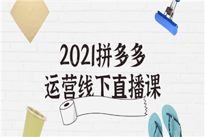 2021拼多多运营线下直播课 - 零度风格-零度风格