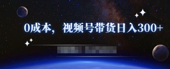 零基础视频号带货赚钱项目，0成本0门槛轻松日入300+【视频教程】 - 零度风格-零度风格