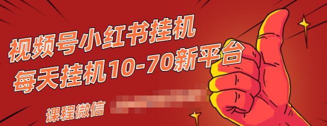 视频号小红书抖音挂机项目，小白无脑操作，按照要求来，单号每天几十米 - 零度风格-零度风格