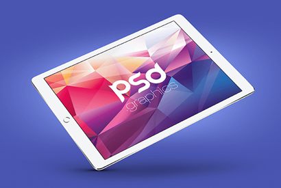 苹果iPad Pro模型(PSD素材) - 零度风格-零度风格