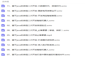基于Java的微信公众号二次开发视频教程 - 零度风格-零度风格